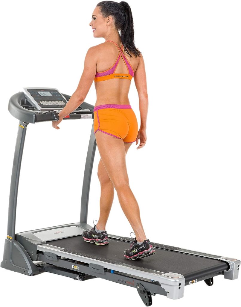 Sunny Health  Fitness SF-T7604 Motorized Treadmill, Grey